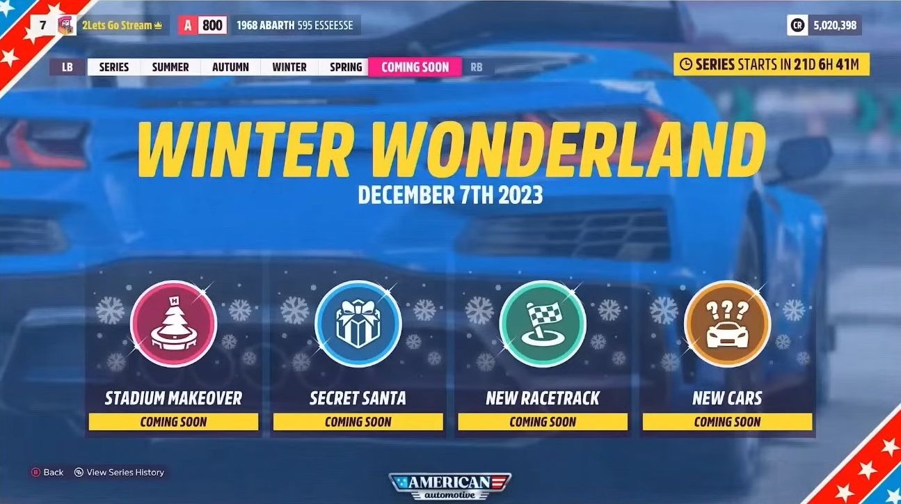 Forza Horizon 5 Winter Wonderland teaser