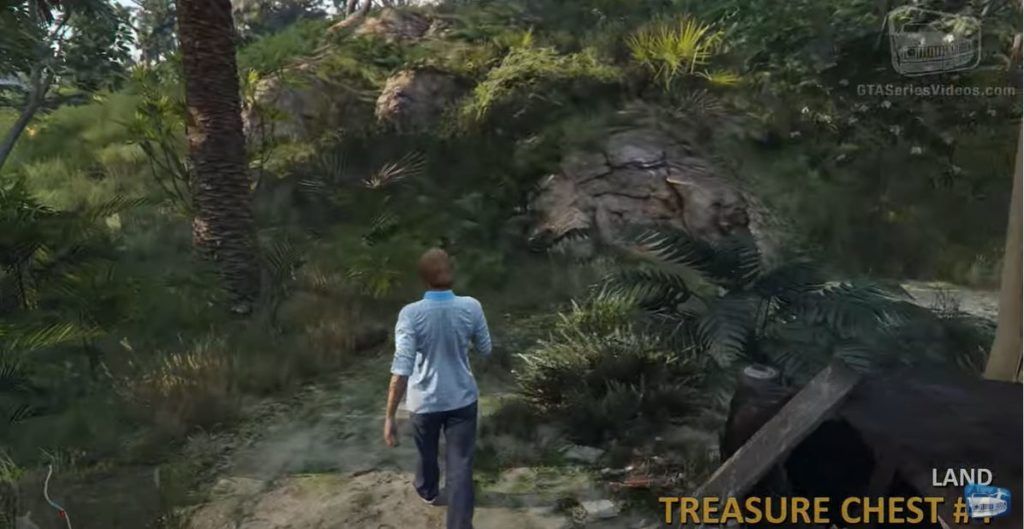 GTA Cayo Perico Treasure Chest 4 Land