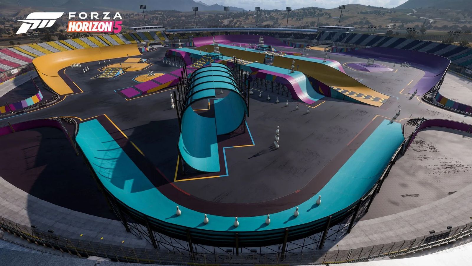 Forza Horizon 5 Horizon Wilds Takeover Stadium Stunt Park