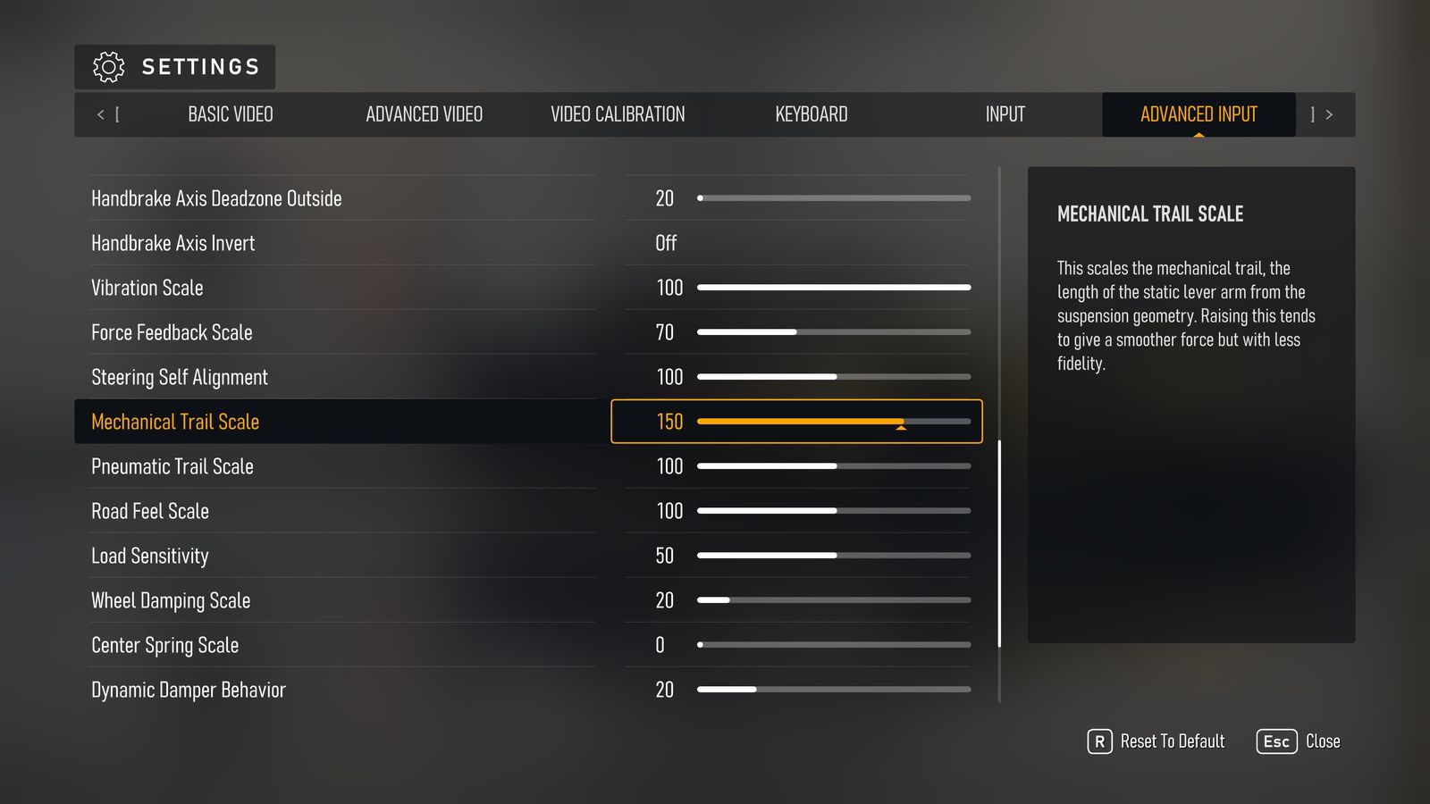 Forza Motorsport wheel settings guide