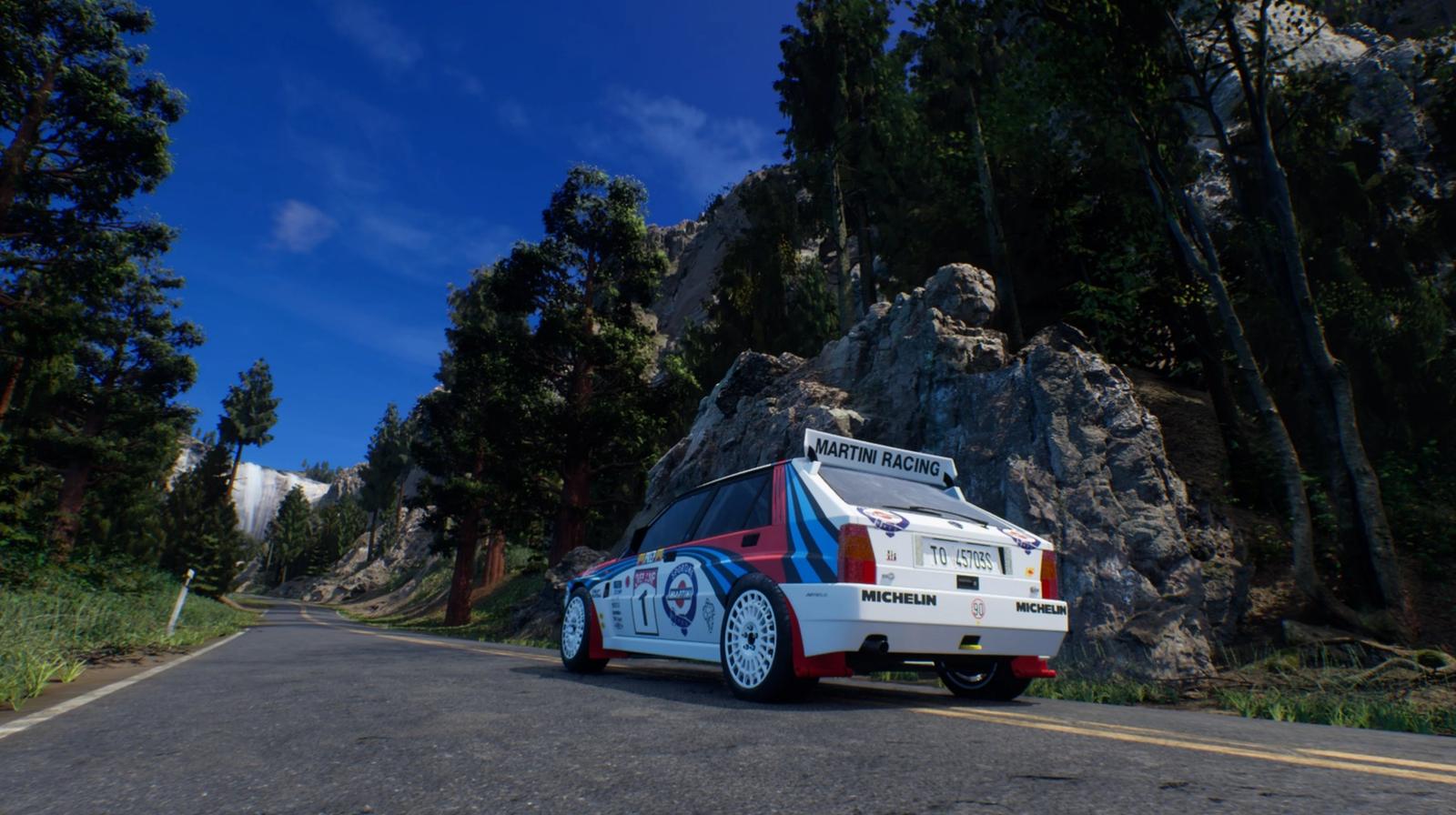 Over Jump Sega Rally remake Lancia Delta Integrale.