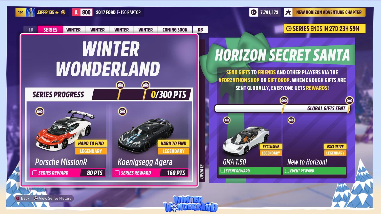 Forza Horizon 5 Winter Wonderland festival playlist