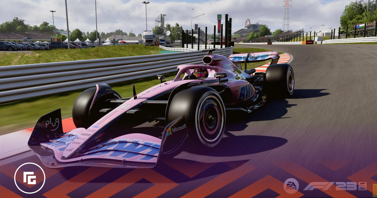 Alpine Pink Flip livery available in F1 23