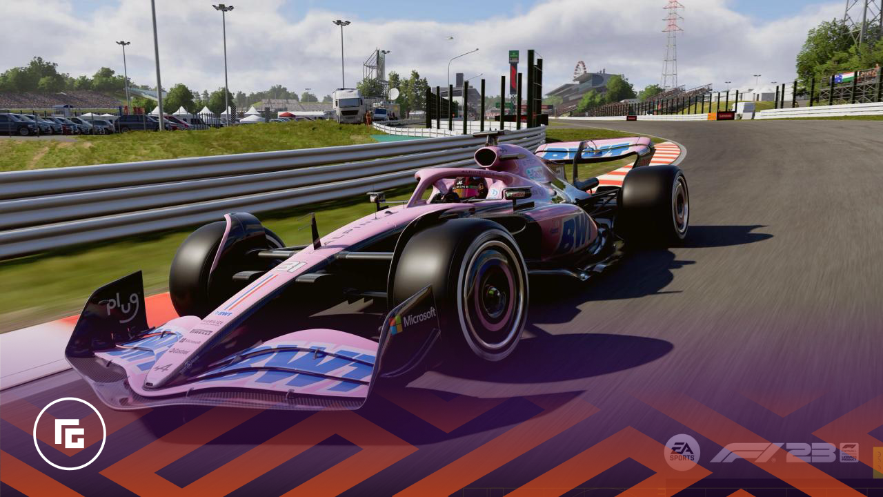 Alpine Pink Flip livery available in F1 23