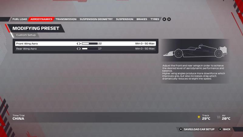 F1 22 China Car Setup - Optimised Race Setup