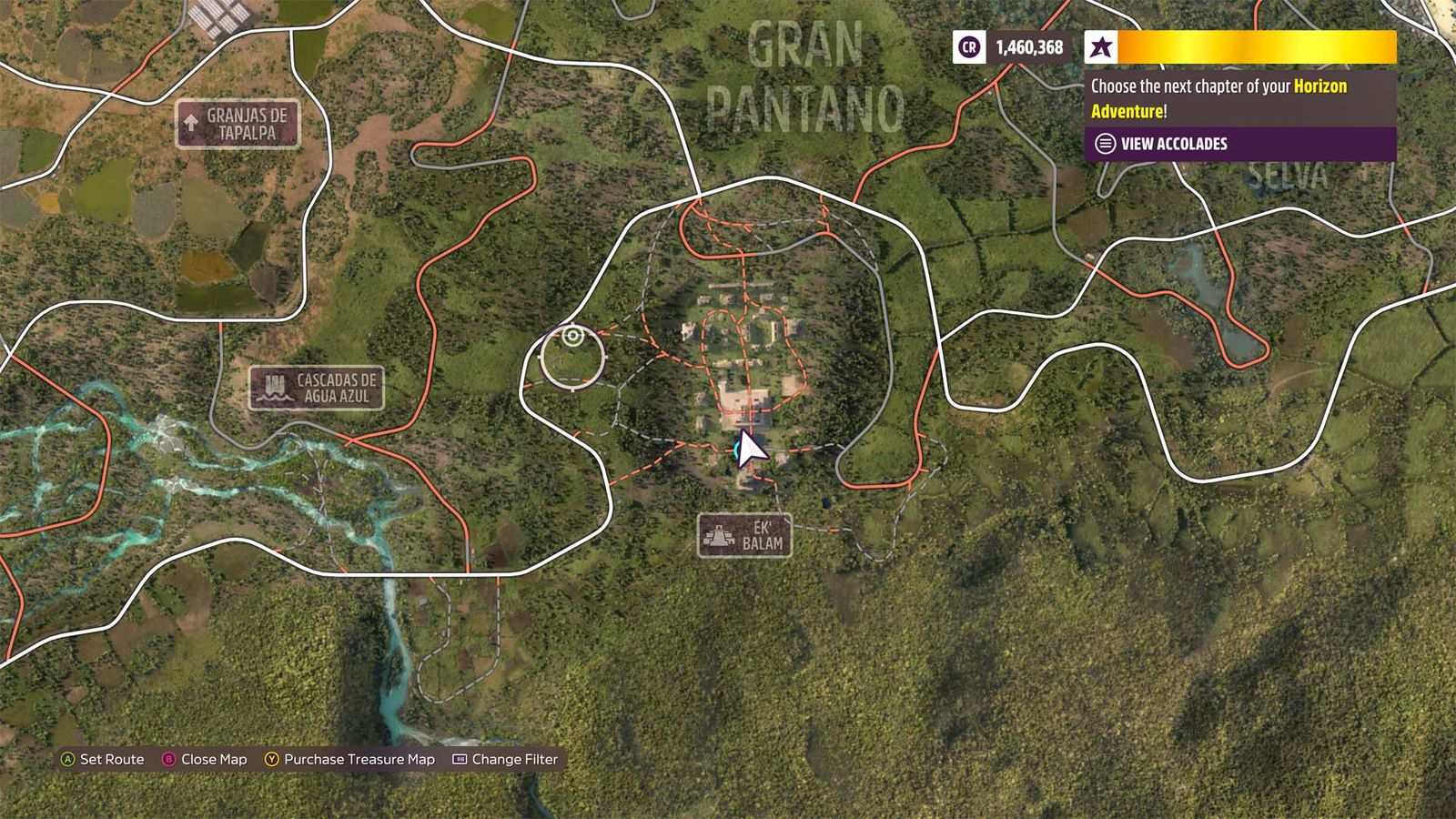 Forza Horizon 5 Ek' Balam map location