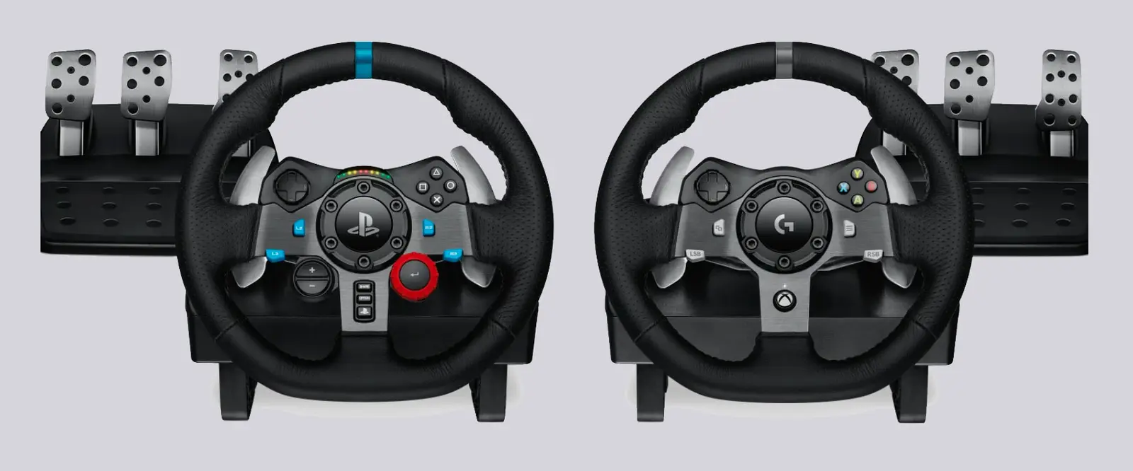 Best wheel for F1 2022 Logitech product image of the black G920 and G92 wheel.