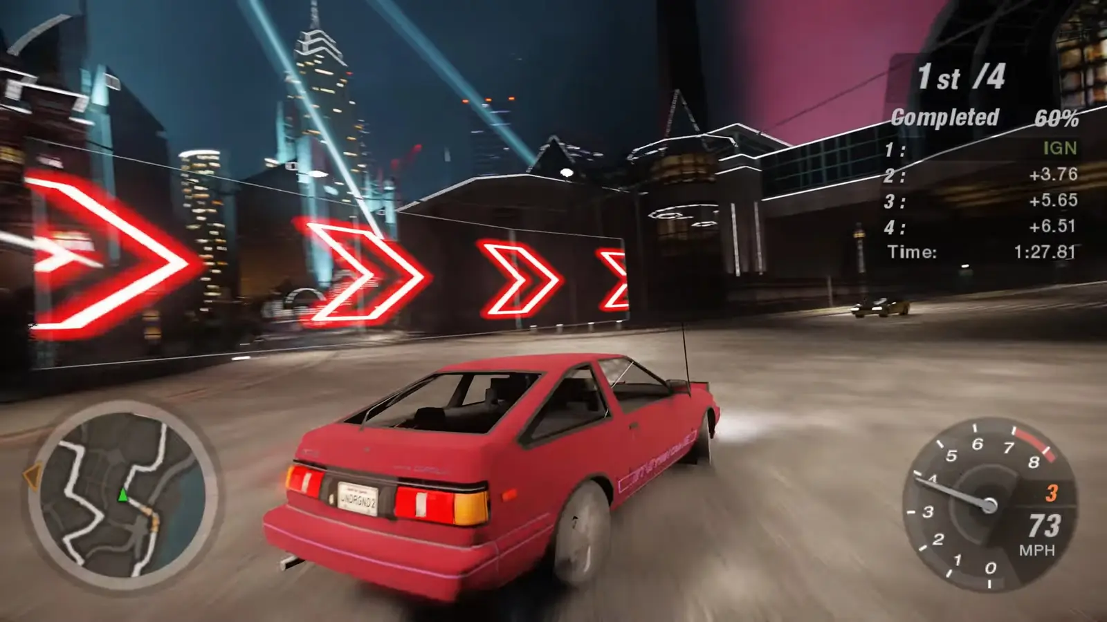 Need for Speed Underground 2 RTX Remaster mod