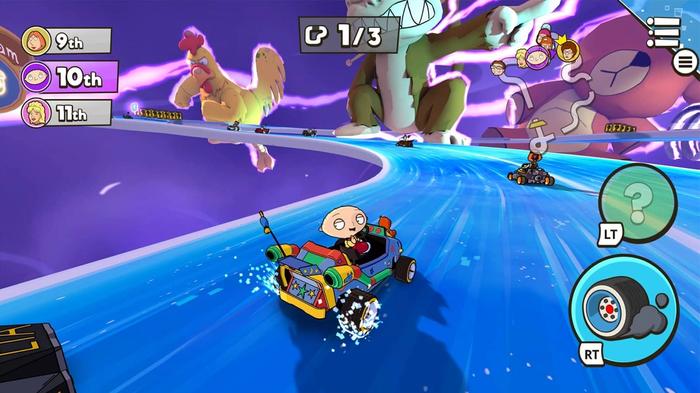Warped Kart Racers screenshot Family Guy Stewie Griffin