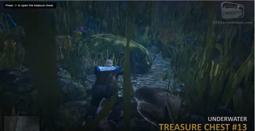 GTA Cayo Perico Treasure Chest 3 Sea