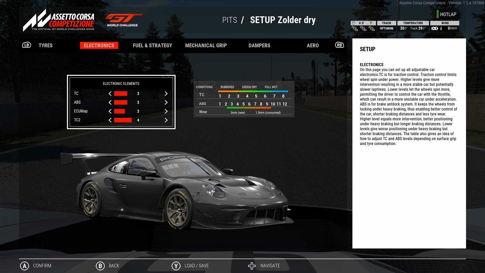 Assetto Corsa Competizione: Zolder Porsche 911 GT3 R setup