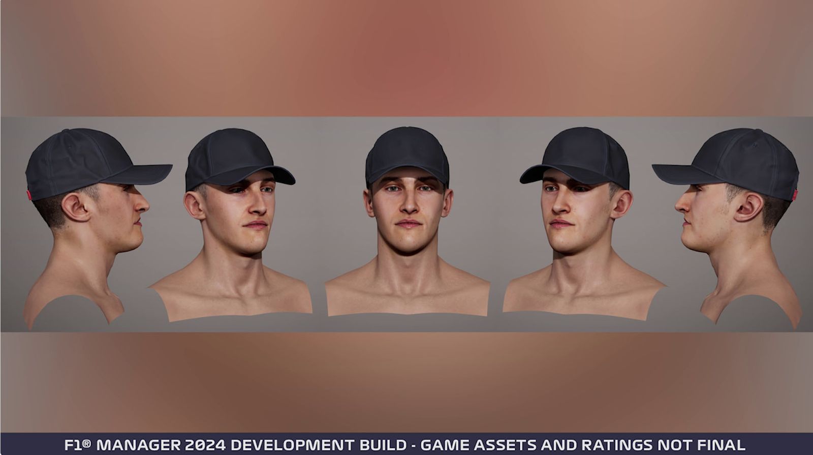 F1 Manager 2024 Theo Porchaire face scan