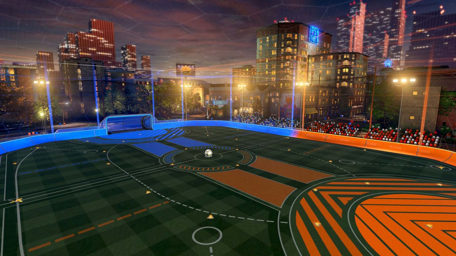 Rocket League Sovereign Heights arena