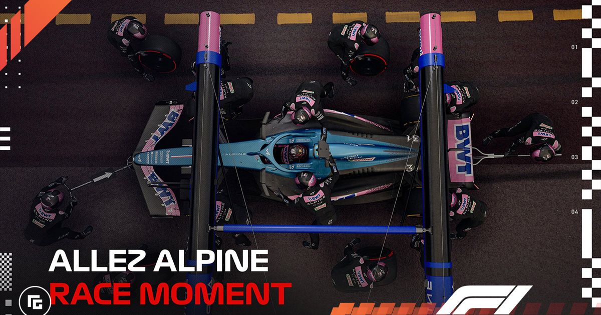First F1 Manager 2023 Post-Launch Race Moment Revealed: Allez Alpine