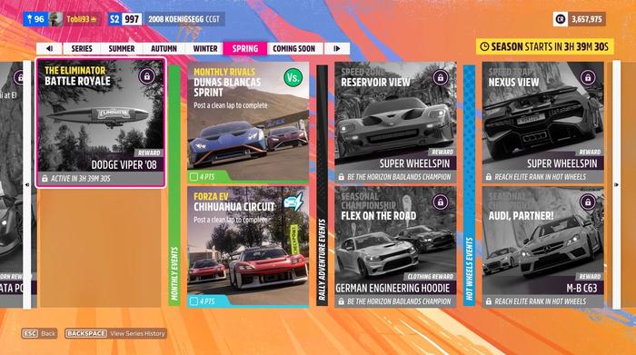 The four rewards you can get if you own the FH5 expansion packs