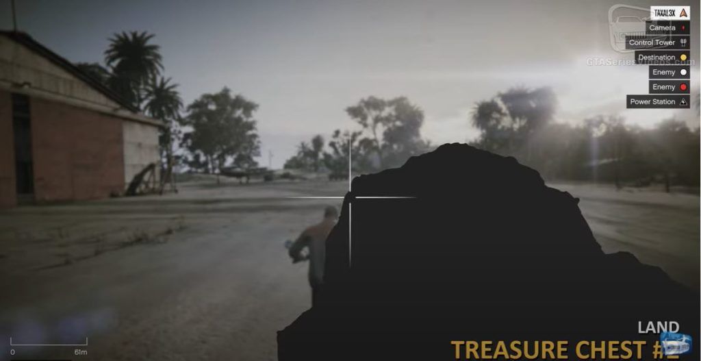 GTA Cayo Perico Treasure Chest 2 Land Map