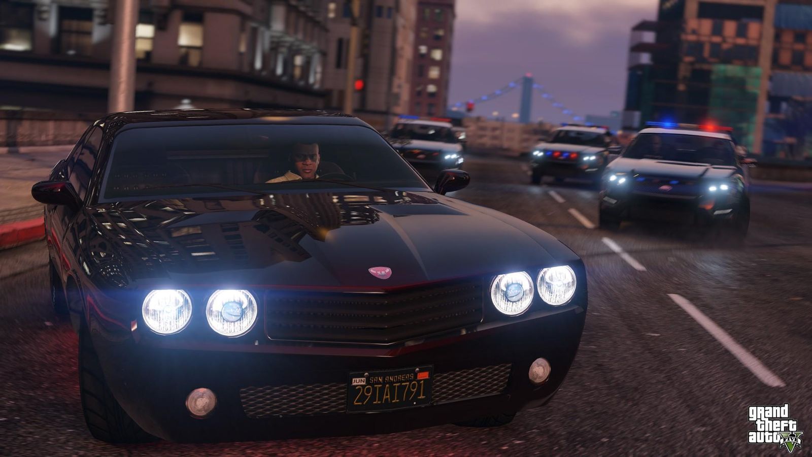 GTA V screenshot Gauntlet Police