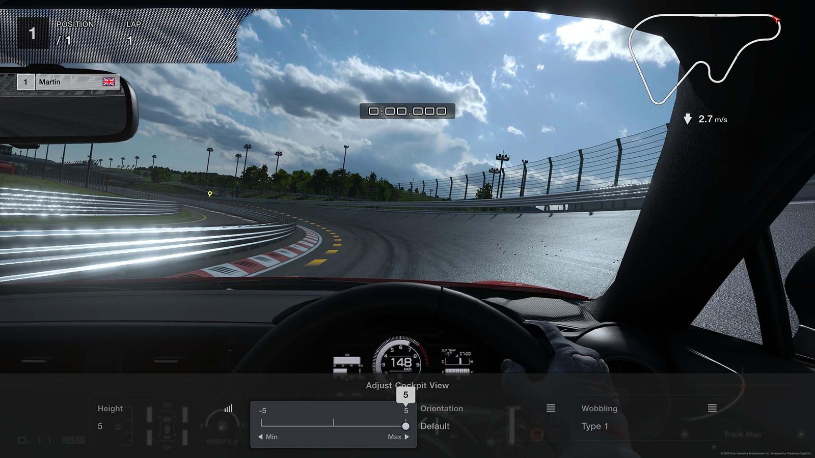 Gran Turismo 7 adjust cockpit view settings 3