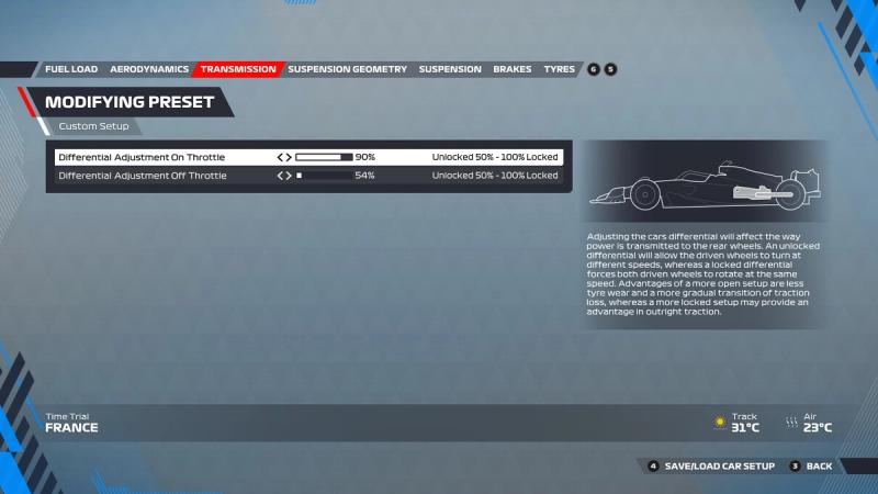 F1 22 France setup: best car settings for the Circuit Paul Ricard