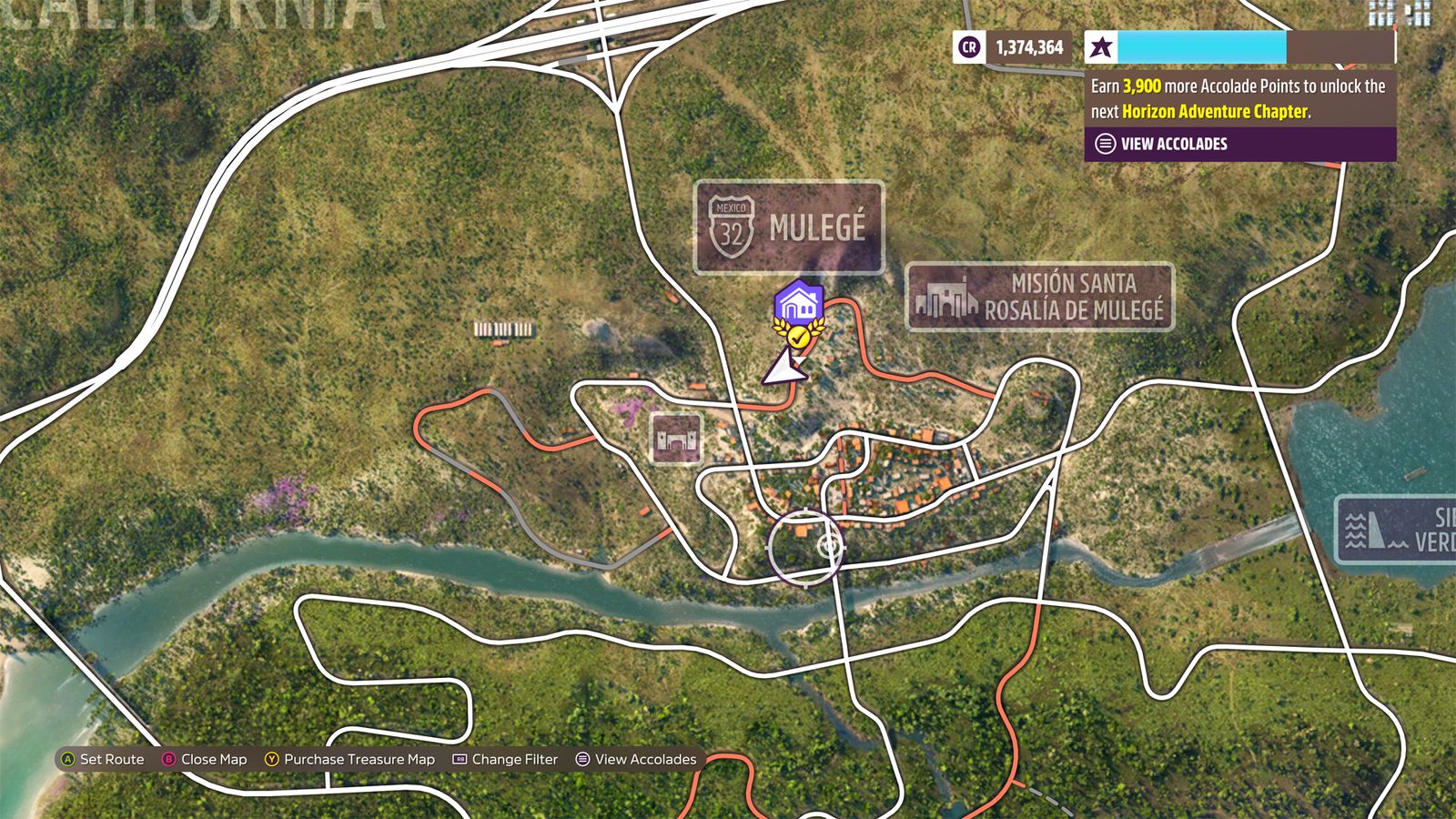 Forza Horizon 5 Neon Tank in Mulege map location