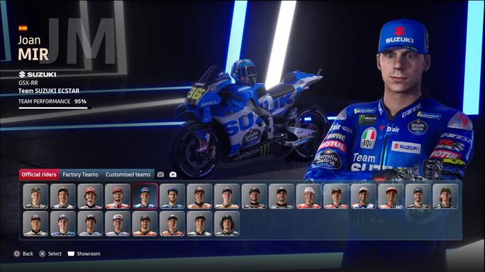 MotoGP 21 game Joan Mir