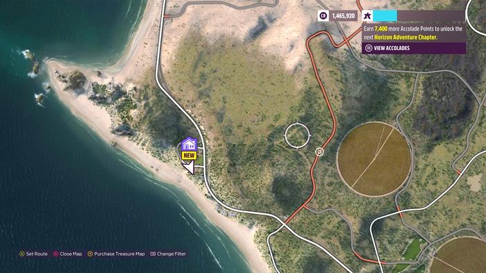 Forza Horizon 5 Buenas Vistas player house map location