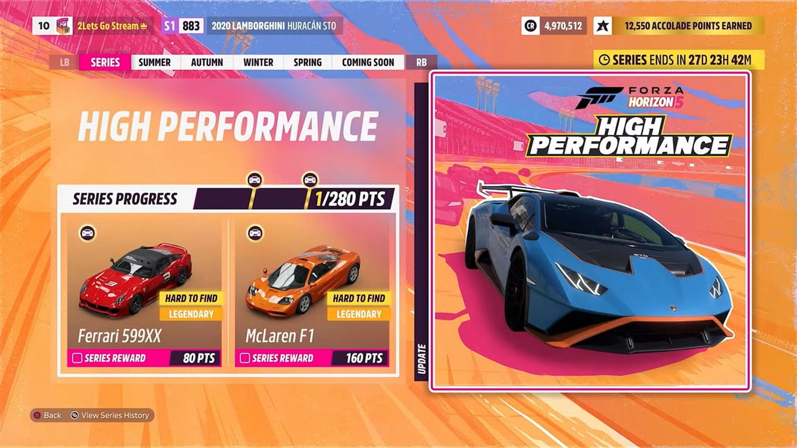 Forza Horizon 5 High Performance Series