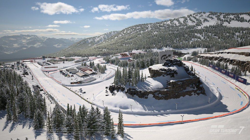 Gran Turismo 7 update 1.40 Spec II Lake Louise track