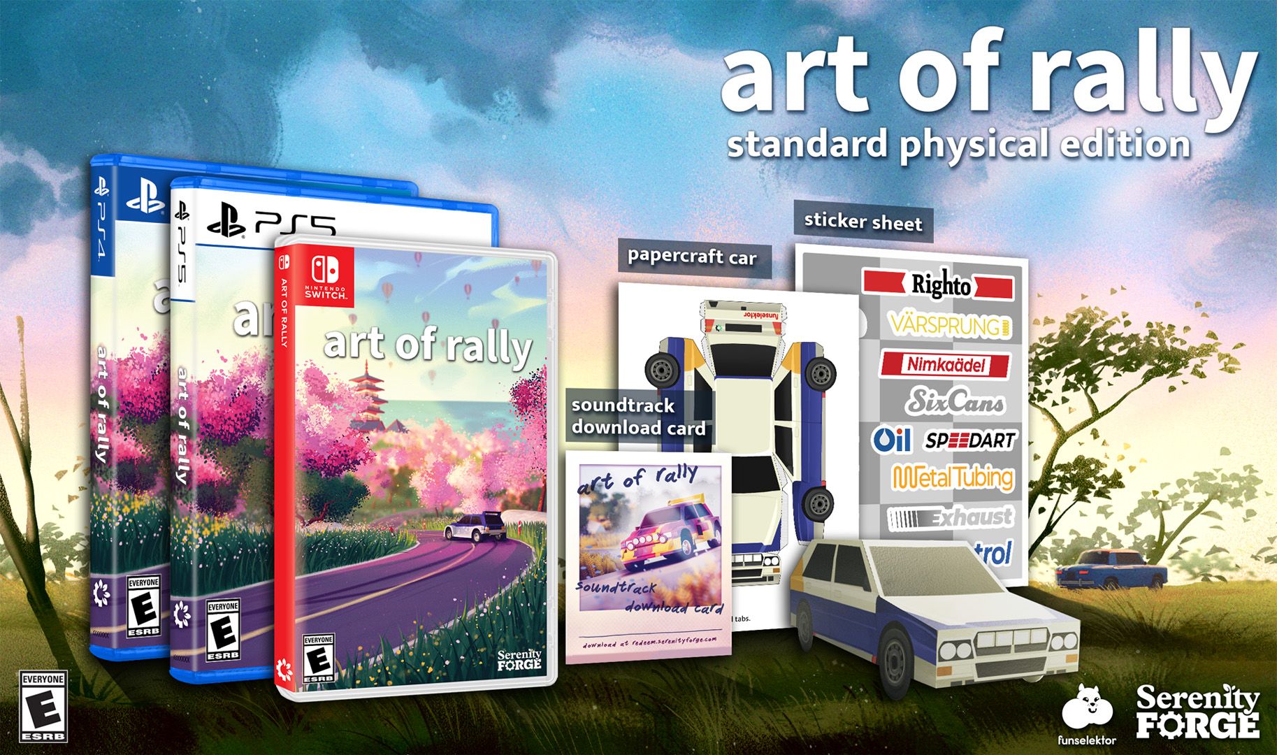 art of rally is getting a physical collector's edition