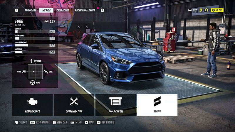 need for speed garage ford focus