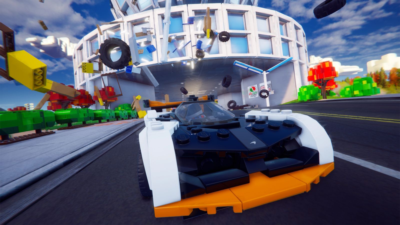 Lego 2K Drive screenshot destruction