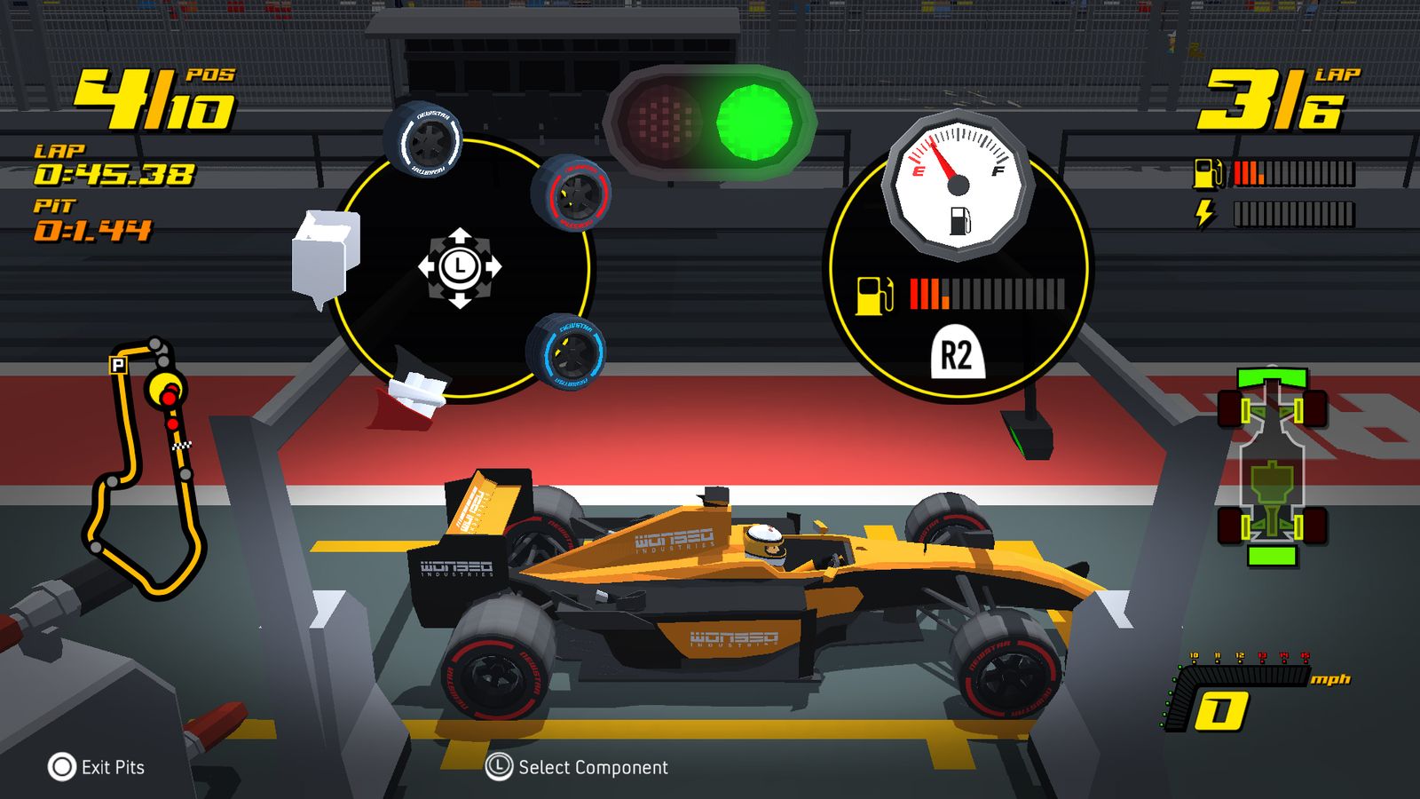 New Star GP pit stop